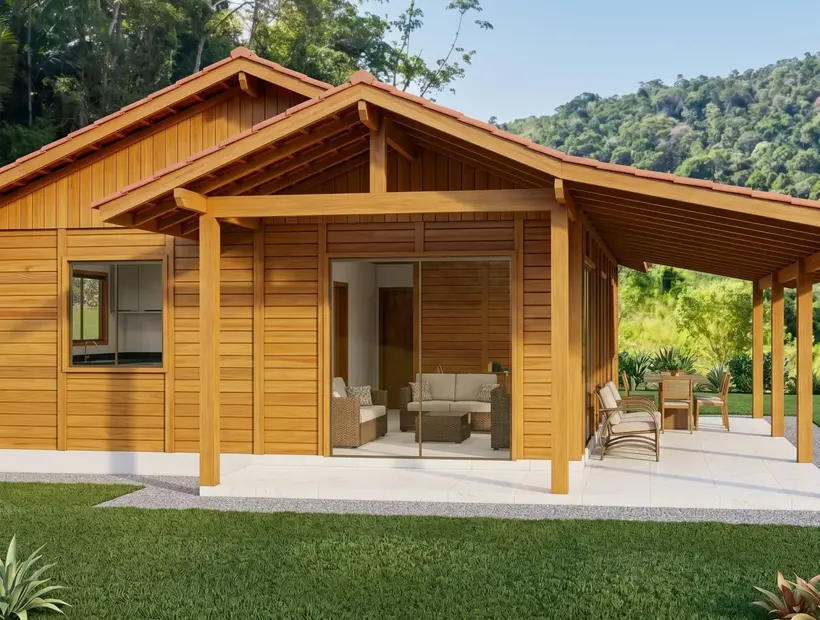Casa de madeira para sítio: como alinhar conforto e manutenção