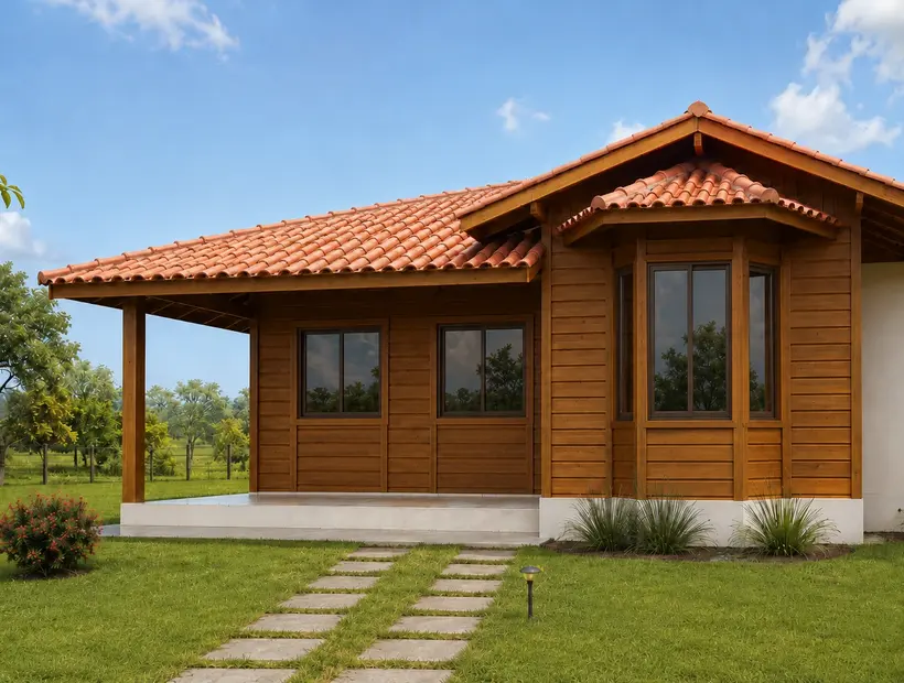 Casa de madeira para aposentadoria: conforto, acesso e simplicidade