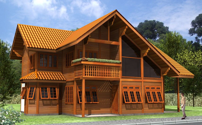 Casas Pré - Casas Pré Fabricadas em Madeira de Lei