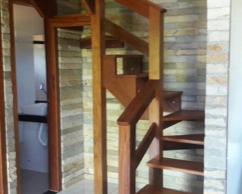 Duplex Casas Pré - Casas de Madeira – Modelo Nova Venécia-ES – 65 m²